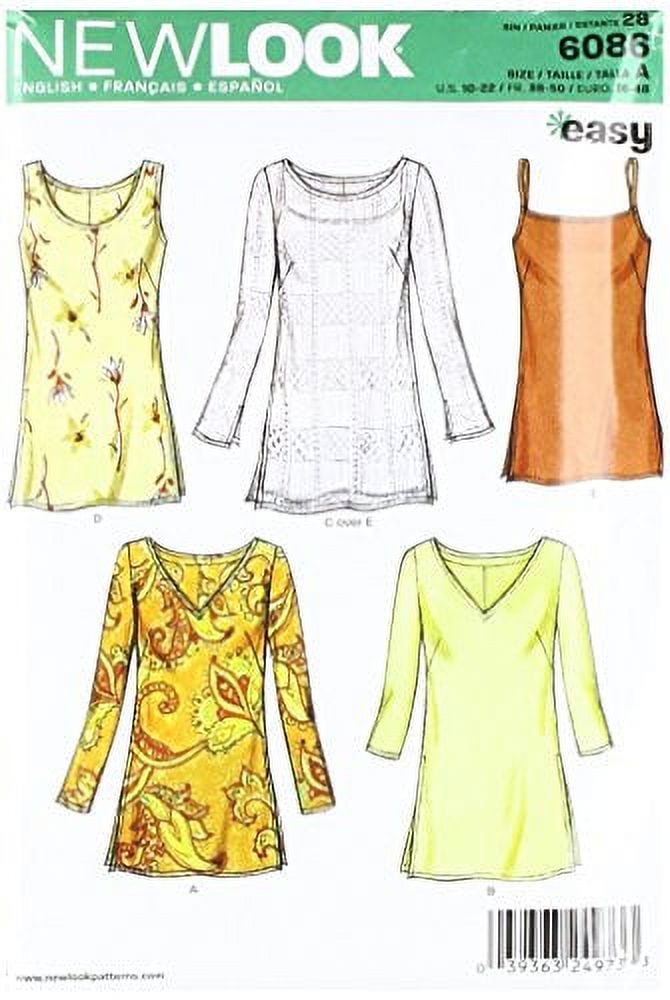 Amazon.com: New Look Misses' Sportswear Sewing Pattern, Size