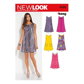 Simplicity New Look Sewing Pattern 6125 - Misses' Dress, Size A: (10-22)