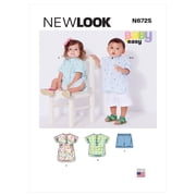 New Look Sewing Pattern 6725 Dresses, Tops, Shorts A NB-S-M-L