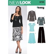 New Look Sewing Pattern 6735 Misses Separates, Size A 10-12-14-16-18-20-22