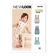 New Look Sewing Pattern 6738 Dresses, Jumpsuits NB-S-M-L