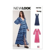 New Look Sewing Pattern 6766 - Misses Dresses, Size A 8-10-12-14-16-18