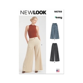 New Look Sewing Pattern 6769 - Misses' and Misses' Petite Pants, Size: A (10-12-14-16-18-20-22)