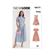 New Look Sewing Pattern 6777 - Misses Dress and Jumpsuit, Size A 8-20