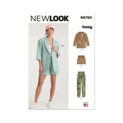 New Look Sewing Pattern 6780 - Misses Jacket, Shorts and Pants, Size A 10-22