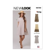 New Look Sewing Pattern 6799 - Misses Dress with Sleeve and Length Variations, Size A XS-XXL
