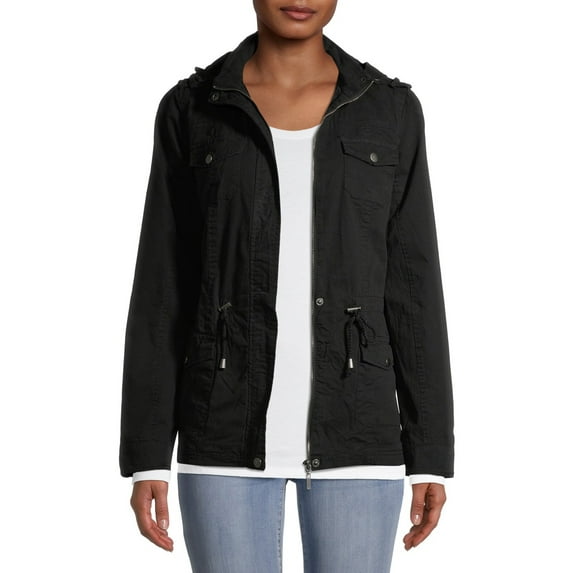 New Look Women's Long Sleeve Anorak Mid-Length Jacket