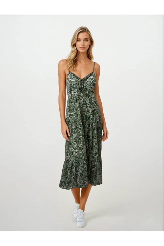 NewLook Women's Sundress, V-Neck, Sleeveless, Maxi Dress, Juniors