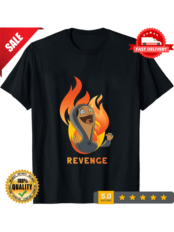 New Louise Fire And Revenge Bobs Burgers Louise Belcher T-Shirt S-5XL, CROWD FAVORIT-TH78898