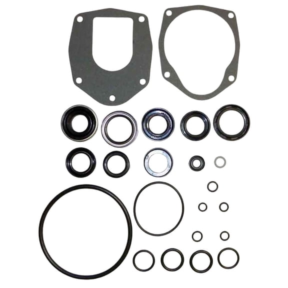 OEM Grade Lower Unit Gearcase Seal Kit Compatible with 1991-1999 MerCruiser Alpha One Gen II Sterndrive Original Production Era 4-Blade Impeller 26-816575A3 26-816575A1 4-Cyl V8 V6 EFI