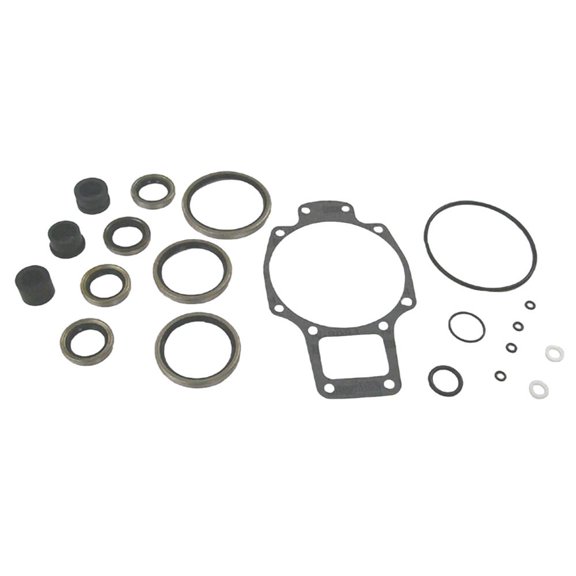 OEM Grade Lower Unit Seal Kit Compatible with OMC Stringer 100-245HP Electric Shift Sterndrive 1968-1977 4-Cyl 6-Cyl V8 Drive 00HP 20HP 40HP Sierra Gearcase Replaces 0981797 18-2663
