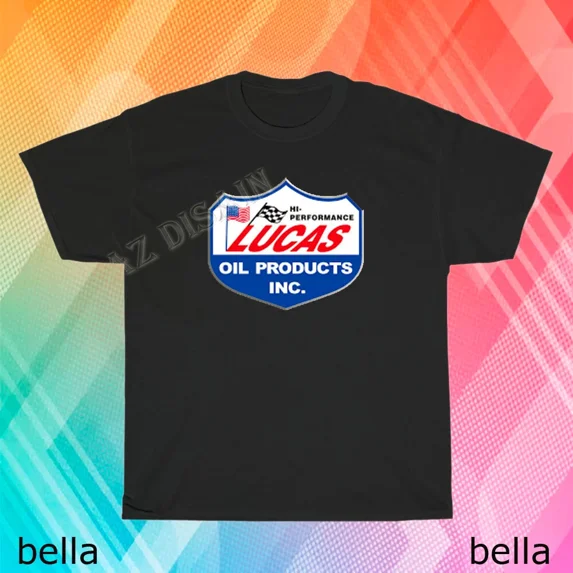 New Lucas Oil Racing Logo T-Shirt Funny Size S to 5XL