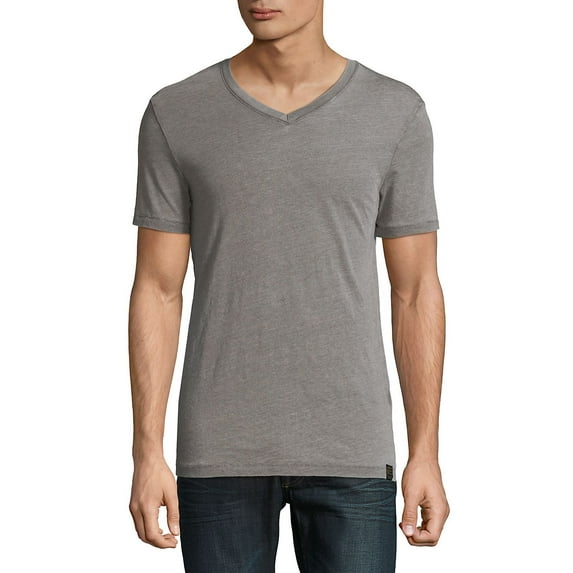 New Lucky Brand Men's Venice Burnout Frost Gray V-Neck Tee Shirt S Small 3700-6