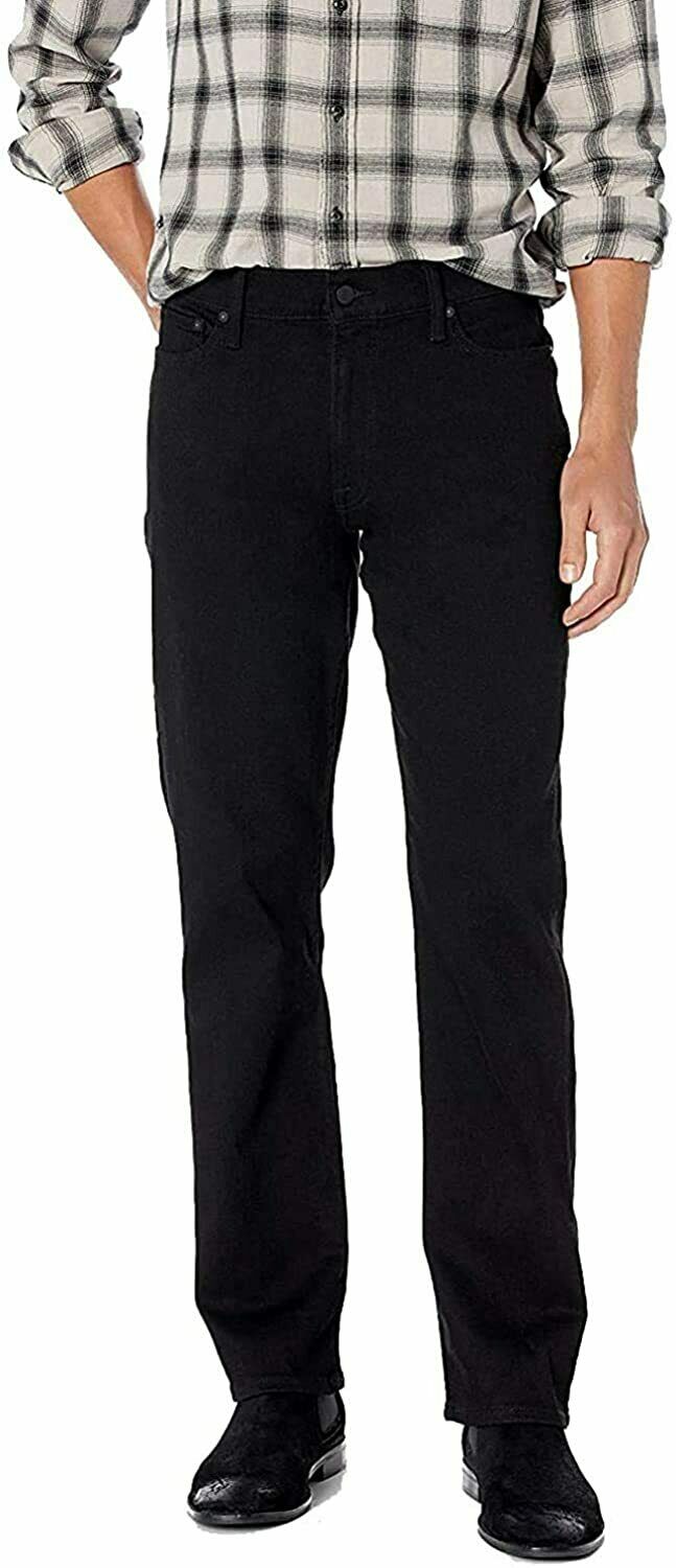New  Lucky Brand Mens 363 Vintage Straight Jeans, Black Rinse, 30W x 32L (10820-1M) - image 1 of 2