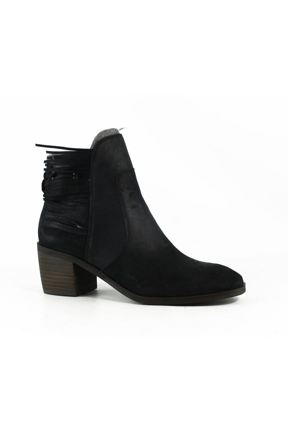New Lucky Brand Womens Lk-Makenna Black Ankle Boots Size 6