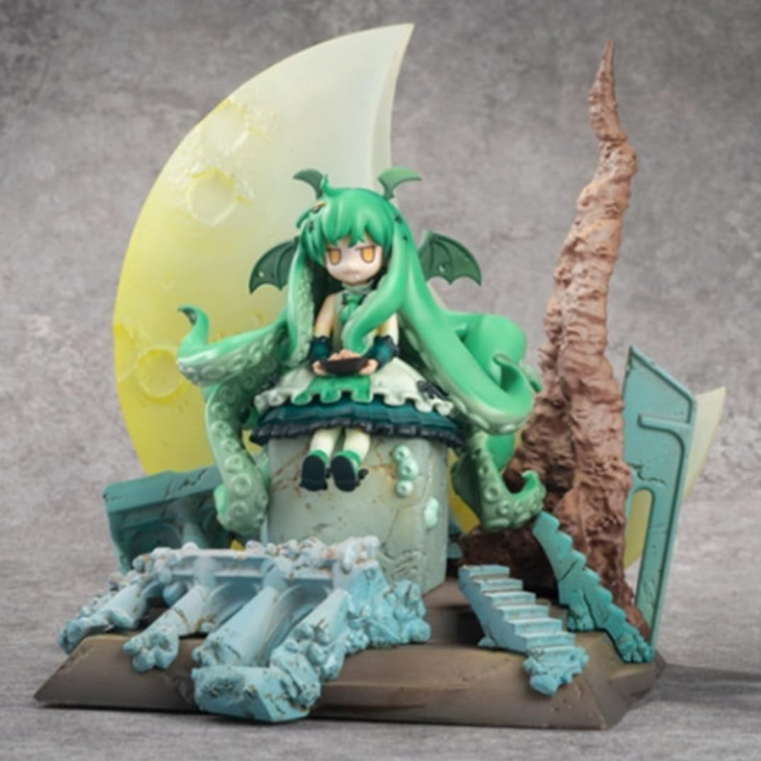 New Luminescence Cthulhu Roo lee ah (cute Ver) Character Anime Model Statue Action Figures Desktop Ornament Popular Decorations Fan Souvenirs Creative Gift Collectable