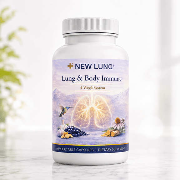 Success Chemistry New Lung Immune Support with Elderberry & Echinacea for Adults - 60 Capsules