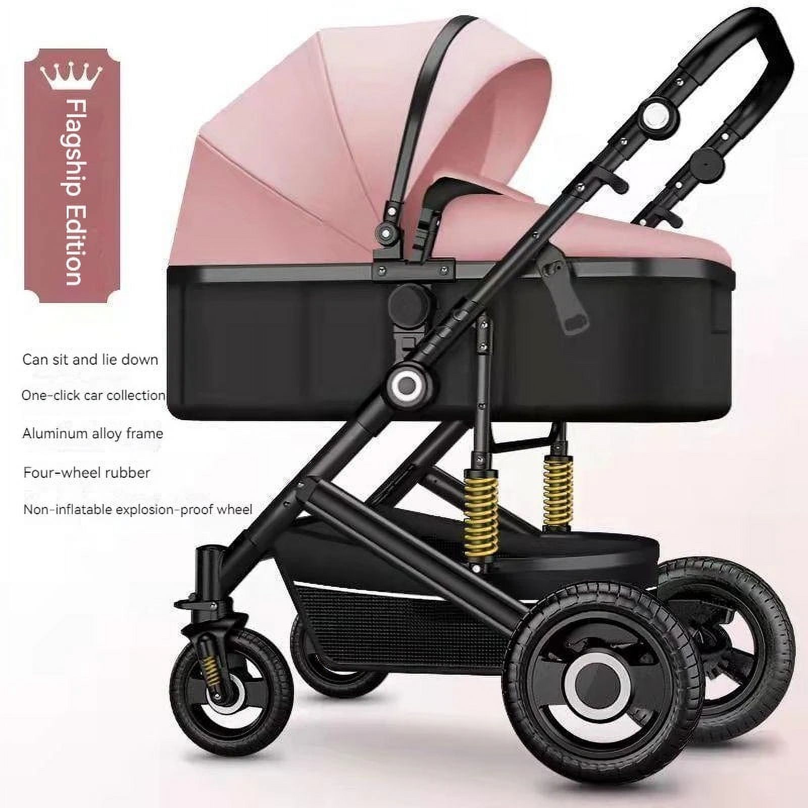 New Luxury Baby Stroller, Portable pushchair,High Landscape Reversible