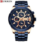 New Luxury Brand Curren Quartz Watches Sporty Men Wristwatch With Stainless Steel Clock Male Casual Chronograph Watch Relojes - Quartz Wristwatches