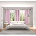 thumbnail image 1 of New Luxury Curtain Set of  2pc Panels Adam Light Pink Color 100% Privacy Blackout Room Darkening Thermal Window Grommet Short Drapes Size 37" Wide X 63" Length for Bedroom Home Décor, 1 of 6
