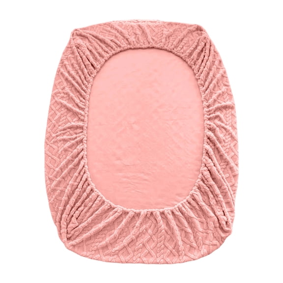 New Milk Fluff Mattress Cover - Super Soft Plush Fitted Sheet with Deep Pocket, Magic Mattress Cover,Elastic Bed Sheets (Pink,Bed-35 * 78.7Inch)