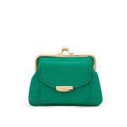 New Lychee Pattern Buckle Wallet Fashion Women's Short Coin Purse Retro Card Bags Large Capacity Multi Card Pocket Ladies Money Clip