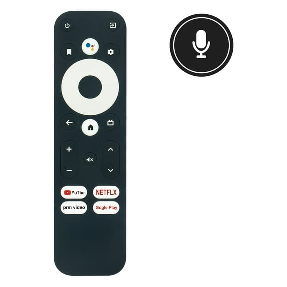 New MECOOL-KM2-YNPG Replace Remote Control compatible with Mecool KM2 4K TV Box with YouTube Netflix Prime-Video Google-Play