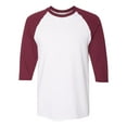 thumbnail image 1 of New - MMf - Gildan - Heavy Cotton™ Raglan Three-Quarter Sleeve T-Shirt Retired, 1 of 5