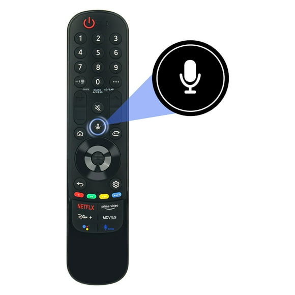 New MR21GA Universal Voice Replace Remote Control Fits for LG AKB76039704 AKB76036204 4K TV 2021models Z1 A1 C1 G1 90 99 UP8770 UP8000 UP8070 NanoCell 75NanoCell 80NanoCell 90NanoCell 99Series