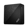 thumbnail image 1 of New MSI Desktop Computer Cubi 5 12M-015BUS,Intel Core i5-1235U Mini PC Barebone,32GB RAM 512GB SSD,Intel Iris Xe Graphics,WiFi 6, Bluetooth ,Duel LAN, Thunderbolt 4, Type C, Windows 10 Home Black, 1 of 5