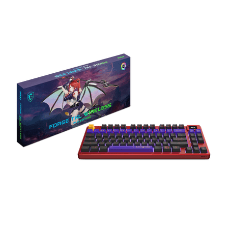 MSI S1143CEW01HH9 Forge TKL Wireless MLG Edition Mechanical Gaming Keyboard