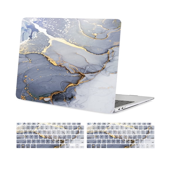 New MacBook Air 13 Case 2021 2020 2019 2018 Release A2337 M1 A2179 A1932, Plastic Hard Shell Case Cover & Keyboard Cover for MacBook Air 13 Inch