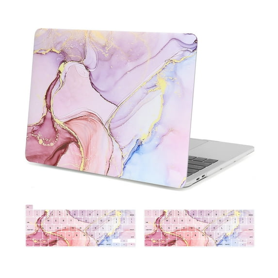 New MacBook Pro 13 Case M1 A2338 A2251 A2289 A2159 A1989 A1706 A1708 (2021-2016), Plastic Hard Shell Case Cover & Keyboard Cover for MacBook Pro 13 Inch