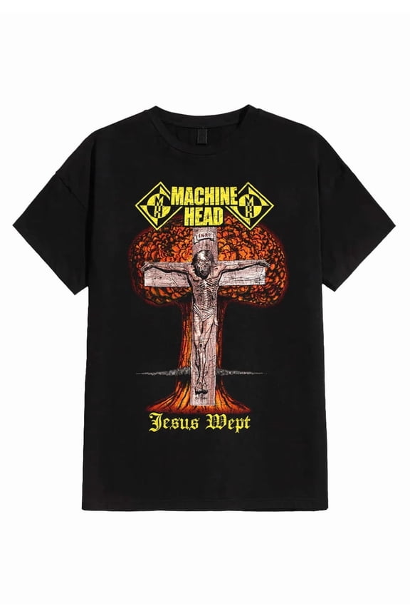 New Machine Head - Jesus Wept T-shirt Short All Size S to 5XL 2F896