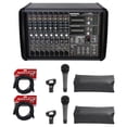 thumbnail image 1 of New Mackie PPM1008 8 Ch.1600W Powered Mixer+2 Microphones+2 XLR Cables, 1 of 11