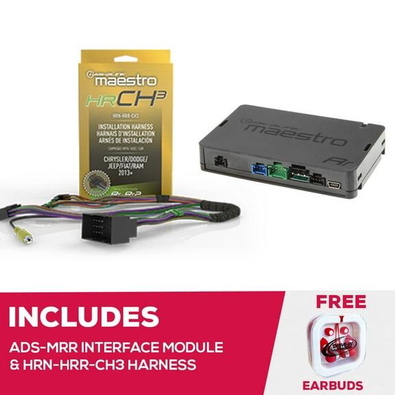 New Maestro ADS-MRR Radio Replacement Interface Module With HRN-HRR-CH3 Adapter