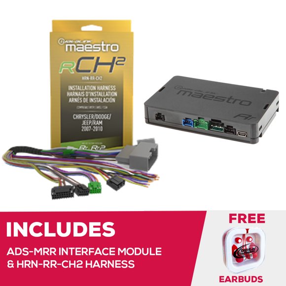 New Maestro ADS-MRR Radio Replacement Interface Module With HRN-RR-CH2 Harness