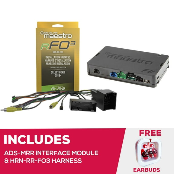New Maestro ADS-MRR Radio Replacement Interface Module With HRN-RR-FO3 Adapter