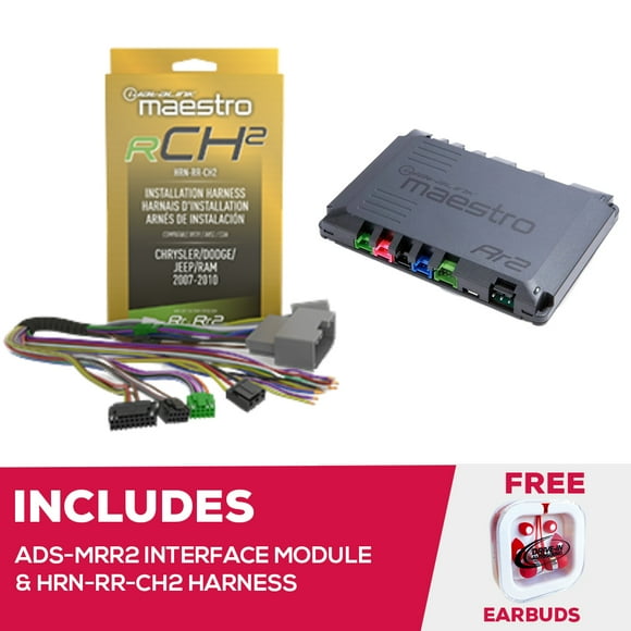 New Maestro ADS-MRR2 Interface Module and HRN-RR-CH2 Harness For 2005-10 Chrysler