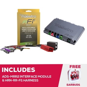 New Maestro ADS-MRR2 Interface Module and HRN-RR-FI1 Adapter For 2012-15 Fiat 500