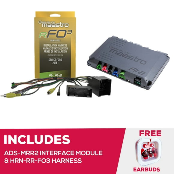 New Maestro ADS-MRR2 Interface Module and HRN-RR-FO3 Adapter For 2017+ Ford Vehicles