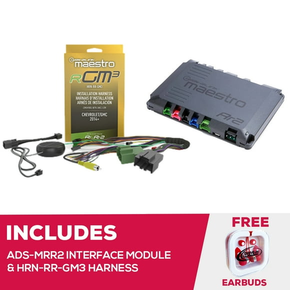 New Maestro ADS-MRR2 Interface Module and HRN-RR-GM3 Interface Harness For 2014+ GM