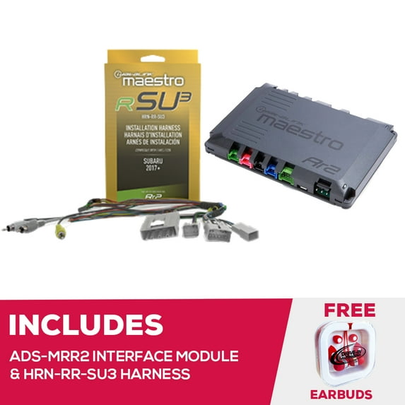 New Maestro ADS-MRR2 Interface Module and HRN-RR-SU3 Harness For Select 2017+ Subaru
