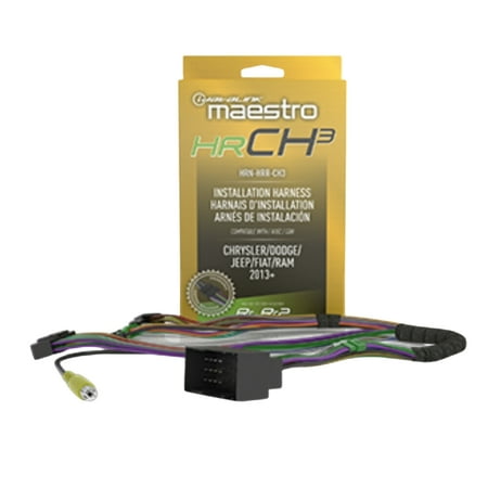 Maestro - Wiring Harness for Select Chrysler, Dodge, and Jeep Vehicles 2013 and Up - Black