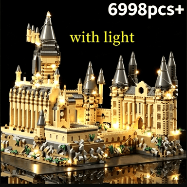 New Magic Hogwarts Castle Micro Building Blocks Street View Architecture Creative MOC Model Kit Kids Christmas Birthday Gifts