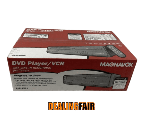Magnavox DV225MG9 Combo VHS Recorder & DVD Player, 4 Head Hi
