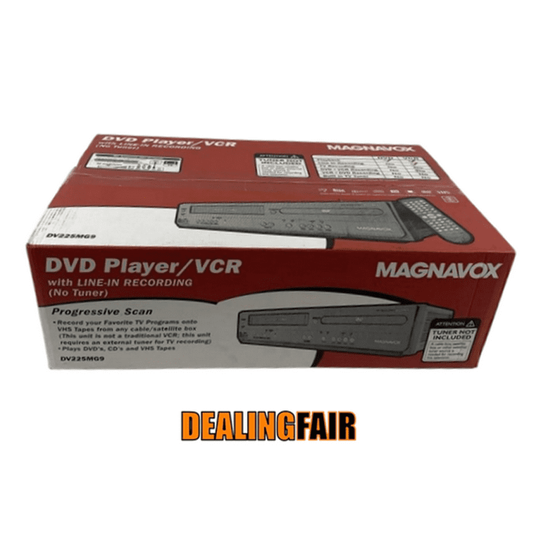 Magnavox DV225MG9 Combo VHS Recorder & DVD Player, 4 Head Hi