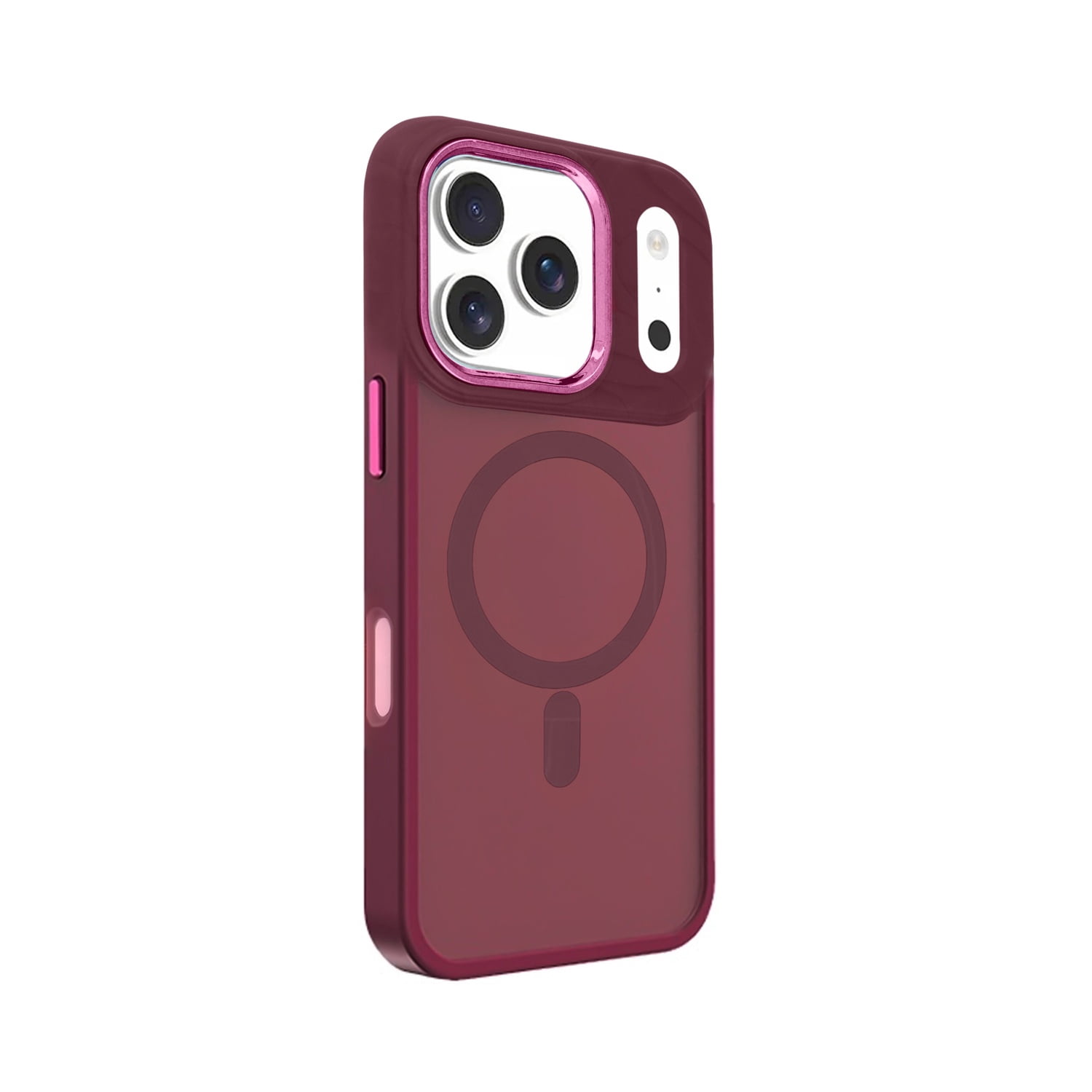 New Magnetic Wireless Charging Case for iPhone 17 Pro Max - Red