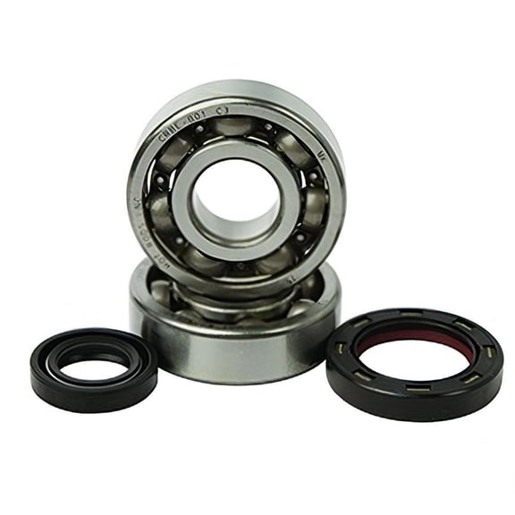 New Crankshaft Main Bearing and Seal Kit Compatible with 1998-2007 Honda CR125R 124cc 2-Stroke Aluminum Frame Single-Cylinder Liquid-Cooled Motocross K002 91203-KS6-004 91002-KY4-901