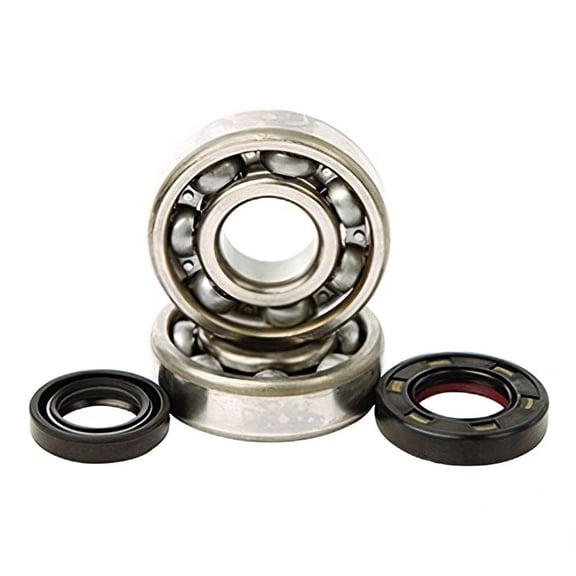 Premium Main Bearing and Crankshaft Seal Kit Compatible with 1985-2002 Honda CR80R Expert and 1996-2002 CR80RB 80cc 2-Stroke Single-Cylinder Liquid-Cooled Motocross K001 91202-KS6-003